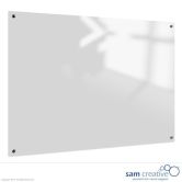 Whiteboard Glass Solid White Magnetic 100x150 cm
