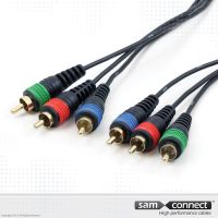 Component video cable, 3m, m/m