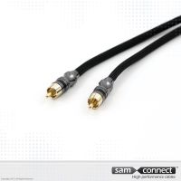 Coaxial RCA cable, 10m, m/m