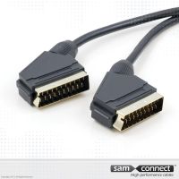 SCART cable, 3m, m/m