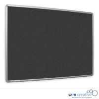 Pinboard Bulletin Linoleum Anthracite 100x150 cm