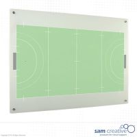 Whiteboard Glass Solid Hockey 45x60 cm