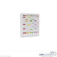 T-card planner 8 columns, 32 slots, 60x53 cm