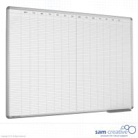 Whiteboard 2-Week Mon-Sun 60x120 cm