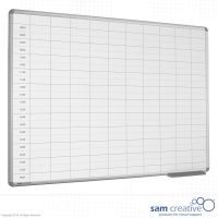 Whiteboard Day Planner 08:00-18:00 60x90 cm