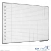 Whiteboard Day Planner 00:00-24:00 100x150 cm