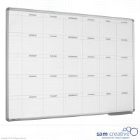 Whiteboard 5-Week Mon-Sat 100x180 cm