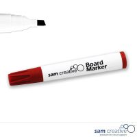 Whiteboard marker regular chisel tip red