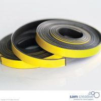 Magnetic whiteboard planning tape 5mm yellow 2m