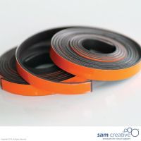 Magnetic whiteboard planning tape 5mm orange 2m