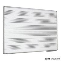 Whiteboard Music Bars 100x150 cm