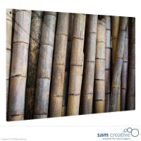 Whiteboard Glass Solid Bamboo 50x50 cm