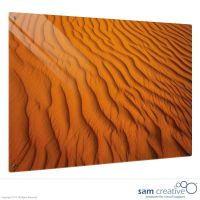 Whiteboard Glass Solid Desert 60x120 cm