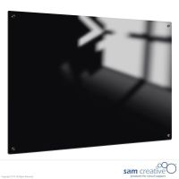 Whiteboard Glass Solid Black Magnetic 100x200 cm